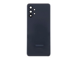 Akkufedél Samsung Galaxy A32 5G (SM-A326) hátlap fekete (kamera plexivel)